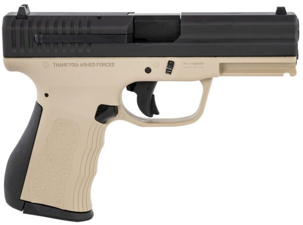 FMK 9C1 G2 Pistol, 9mm, Desert Sand Frame, 4-Inch Barrel, 14-Round