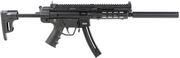 GSG GERGGSG1622ML GSG-16 Full Size 22 LR 22+1 16.25" Black Black Polymer Receiver Black Collapsible w/Storage Compartment Stock Right Hand