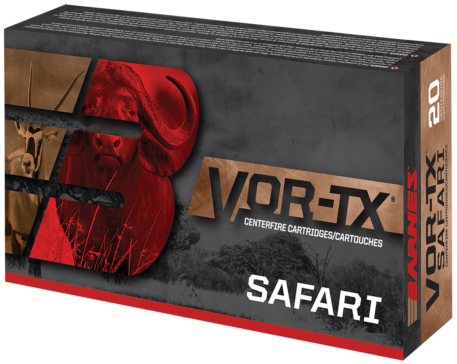 119937.jpg Barnes Bullets 22018 VOR-TX Safari 416Rem Mag 400gr Round Nose Banded Solid 20 Per Box/10 Case