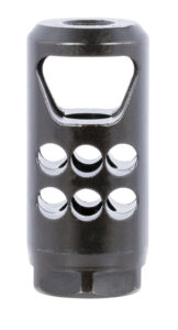 Ruger 90698 Hybrid Muzzle Brake 35 Caliber Black Matte Steel with 1/2"-28 tpi Threads, 2.20" OAL & 1" Diameter