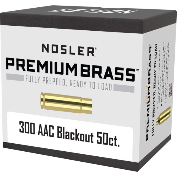 Nosler Custom Brass .300 Blackout Cases
