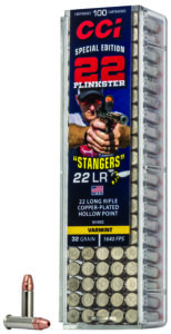 CCI 50100CC Stangers 22LR 32gr Copper Plated Hollow Point 100 Per Box/50 Case