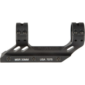 Weaver Tactical Picatinny MSR Mount Matte Black 30mm - additional view