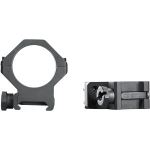 Weaver Tactical 4-Hole Picatinny Ring, 30mm High Black