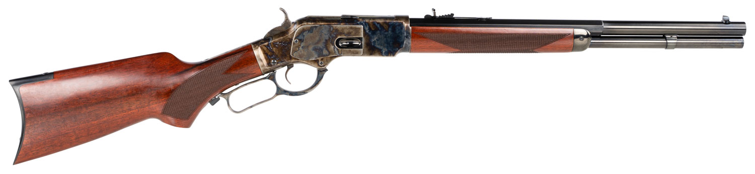 Taylor's & Company 1873 Taylor Tuned, .357 Magnum, 18-Inch Octagon Barrel, Case Colored Pistol Grip