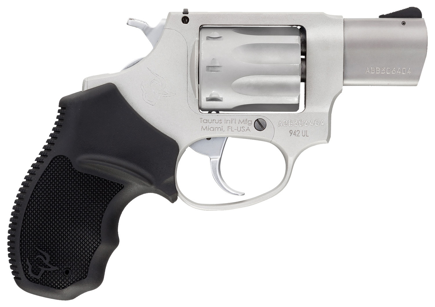 Taurus 942 Ultra-Lite Revolver, .22 LR, 3-Inch Barrel, Matte Stainless, 8-Shot