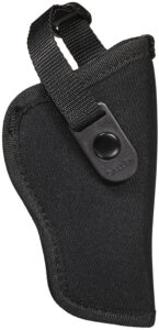 Allen 44801 Cortez Size 01 OWB Style Black Polyester, Adjustable Strap & Belt Loop Mount Type fits 3-4" Barrel Medium Autos Right Hand