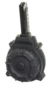 ProMag DRMA15 Standard 50rd Drum 9mm Luger Fits S&W M&P Shield Black DuPont Zytel Polymer