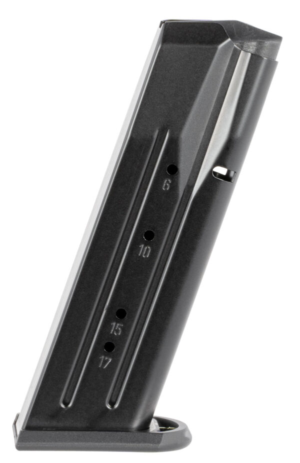 Mec-Gar MGWIT38LFAFC Standard Blued w/ Anti-Friction Coating Detachable 17rd 38 Super for Tanfoglio Witness Large Frame
