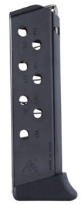 Mec-Gar MGWPP32FRB Standard 8rd Detachable w/Finger Rest 32 ACP Fits Walther PP Blued Carbon Steel