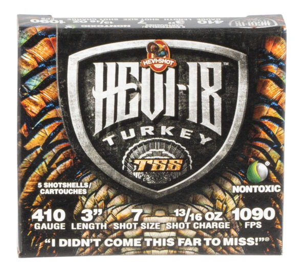 Hevi-Shot Hevi-18 .410 Bore 3-Inch 13/16 oz #7 Shot Ammunition, 5-Round Box