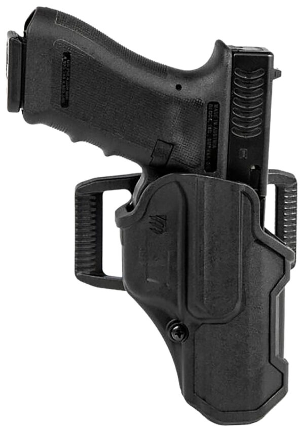 Blackhawk 410700BKR T-Series L2C Non-Light Bearing OWB Black Polymer Belt Slide Compatible w/Glock 17/22/31/34/41/47 Right Hand