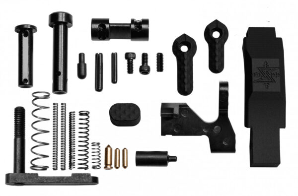 Seekins Precision Enhanced Builder's Kit for AR-15 Lower Receiver, Black