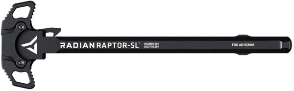 Radian Weapons R0176 Raptor SL Ambi Charging Handle, Black, Slim Line Handles, Fits Mil-Spec AR-15/M16 Platform