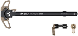 Radian Weapons R0299 Raptor Charging Handle & 45/90 Talon Safety, FDE, Ambi Controls, Fits Mil-Spec AR-15/M16 Platform