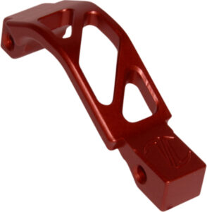 Timber Creek Outdoors AROTGR AR Oversized Trigger Guard Drop-In Red Anodized Aluminum For AR-Platform