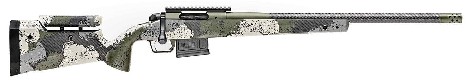 Springfield Armory Model 2020 Waypoint Rifle, 6.5 Creedmoor, Green Camo, 22-Inch Carbon Fiber Barrel