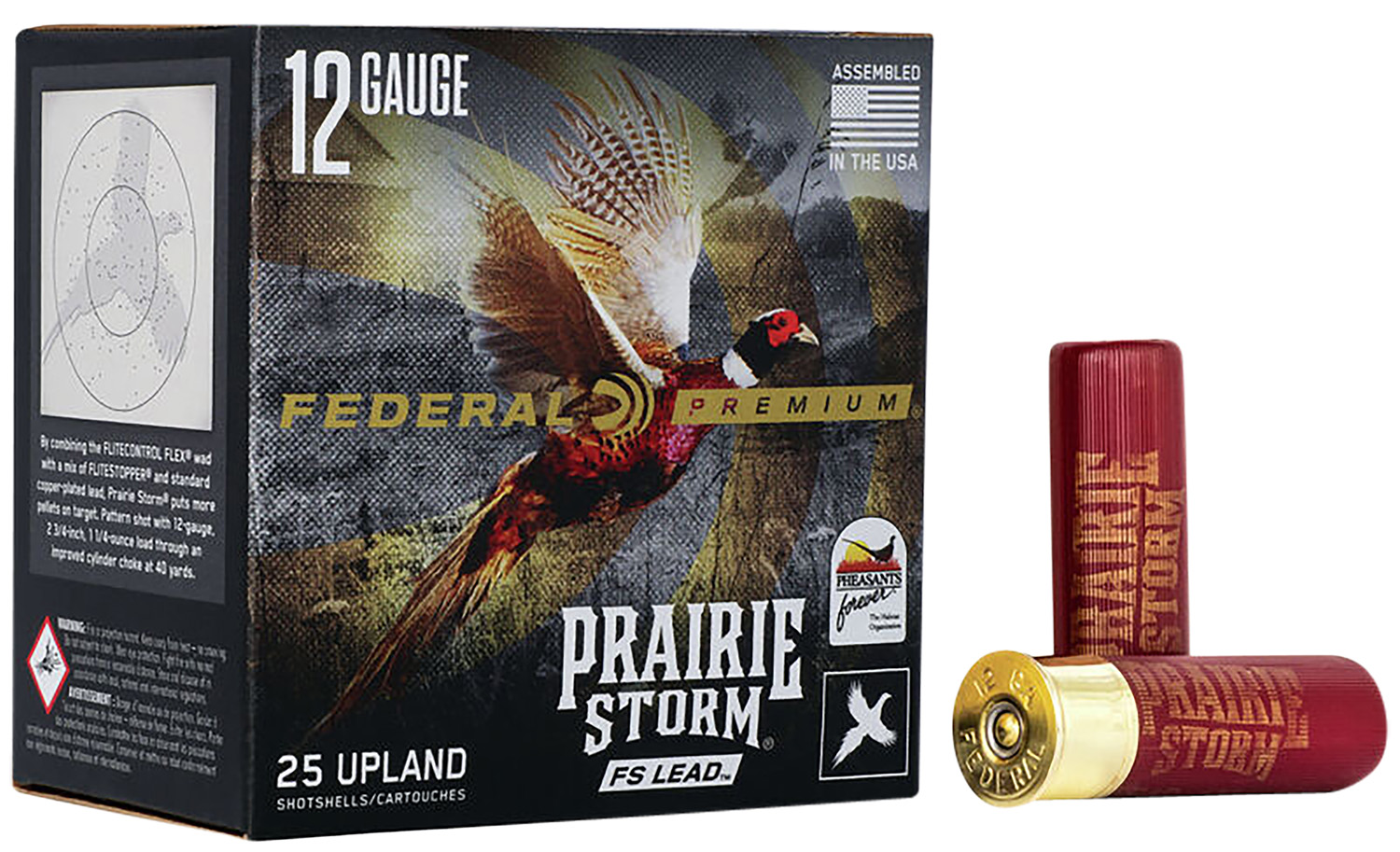 130672.jpg Federal PFX129FS6 Premium Prairie Storm FS 12Gauge 3" 1 5/8oz 6Shot 25 Per Box/10 Case