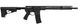 Seekins Precision 0011300073 NX15 223 Wylde Caliber with 16" Barrel, 30+1 Capacity, Black Oxide Metal Finish, Black 6 Position Collapsible Carbine Stock & Polymer Grip Ambidextrous Hand
