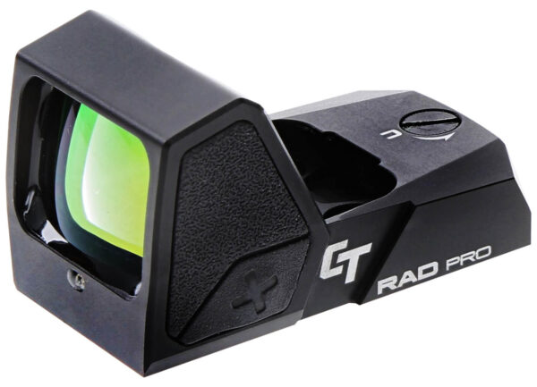 Crimson Trace 0101940 CT RAD Pro Matte Black 1x24mm 3 MOA Red Dot Reticle, CT RAD/JPoint/Shield RMS Footprint