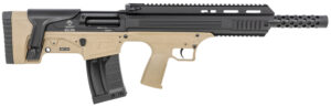 ATI ATIG12BDT Bulldog 12 Gauge Semi-Auto 3" 5+1 18.50" Black Steel Barrel, Black Aluminum Receiver, Picatinny Rail, Tan Fixed Bullpup Stoc & Grip
