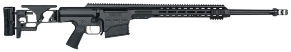 Barrett 18493 MRAD 308 Win 17" 10+1 Black Cerakote Black Folding with Adjustable LOP Stock Black Polymer Grip Right Hand