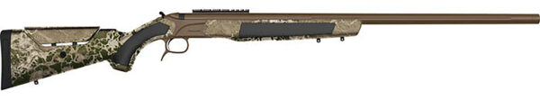 CVA PR3207NM Accura LR-X 50 Cal 209 Primer 30" Patriot Brown Nitride Cerakote Fluted Threaded Barrel, Realtree Hillside Adj Comb Synthetic Stock