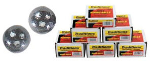 Traditions Rifle Round Balls, .50 Caliber, 177 Grain, 100-Count Box