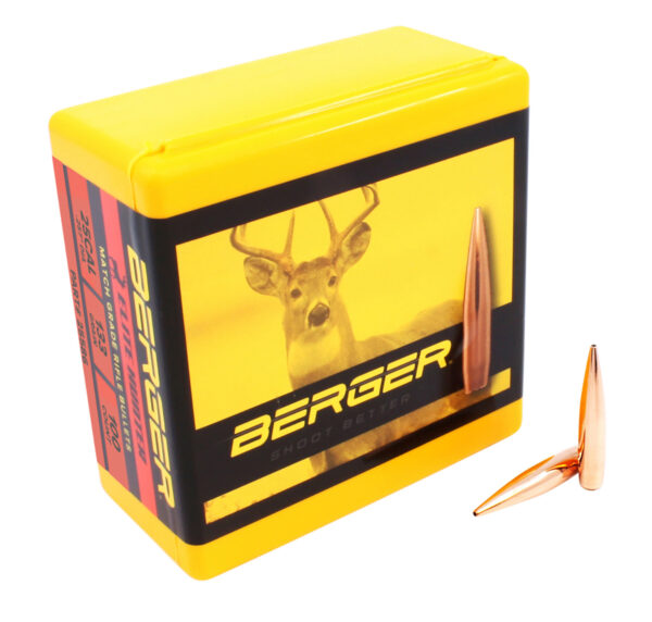 Berger Elite Hunter Bullets, .25 caliber, 133 gr
