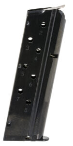 Mec-Gar MGCGOV40B Standard 8rd 40 S&W Fits 1911 Government Blued Carbon Steel