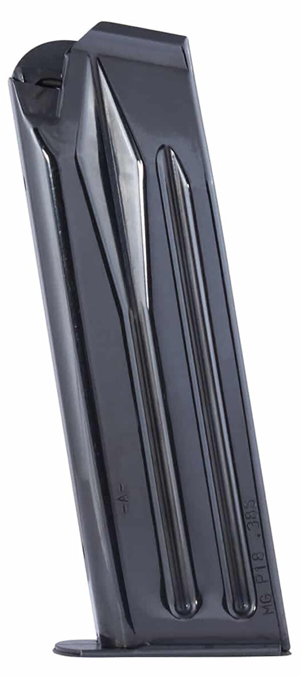 Mec-Gar MGP183817B Standard 17rd 38 Super Fits Para Ordnance P-18 Blued Carbon Steel