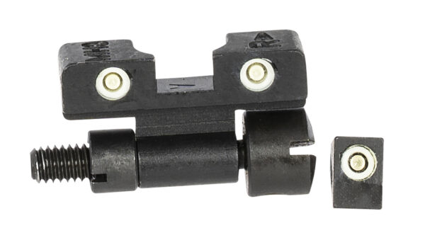 Meprolight USA 227703101 Tru-Dot Adjustable Sights Green Tritium White Outline Front Sight-Green Tritium White Outline Rear Sight Smith & Wesson K/L/N Frames