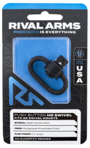Rival Arms HD QD Swivel, 1.25-inch Loop, Black