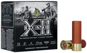 HEVI-Shot HS53304 HEVI-XII 12Gauge 3" 1 1/4oz Tungsten 4Shot 25 Per Box/10 Case