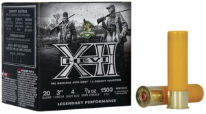 HEVI-Shot HS52204 HEVI-XII 20Gauge 3" 7/8oz Tungsten 4Shot 25 Per Box/10 Case