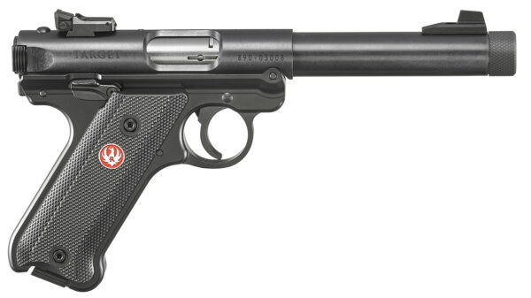 Ruger Mark IV Target Pistol, .22 LR, Blued, Threaded, 5.5-Inch, 10-Round