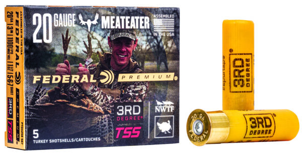 Federal Premium 3rd Degree 20 Gauge 3-Inch Turkey Load, 5-Round Box