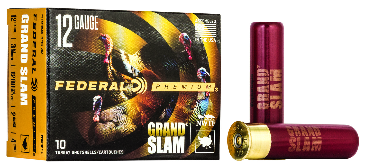 138089.jpg Federal PFCX139F4 Premium Grand Slam 12Gauge 3.50" 2oz 4Shot 10 Per Box/25 Case