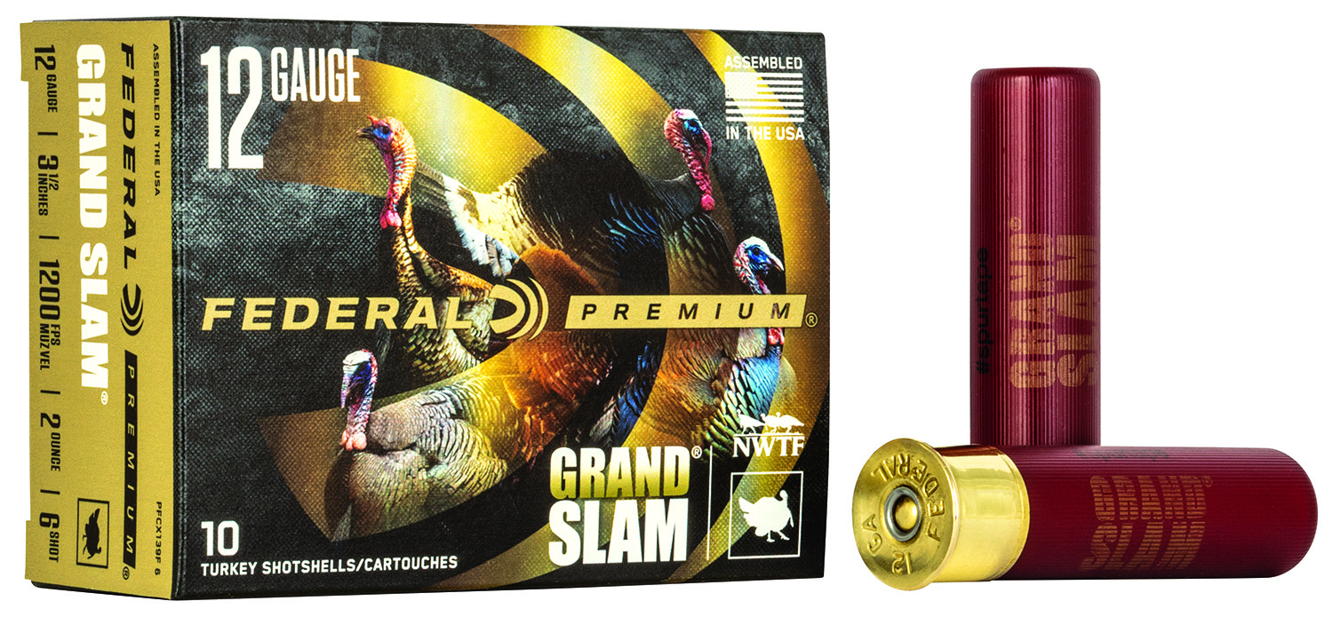 138091.jpg Federal PFCX139F6 Premium Grand Slam 12Gauge 3.50" 2oz 6Shot 10 Per Box/25 Case