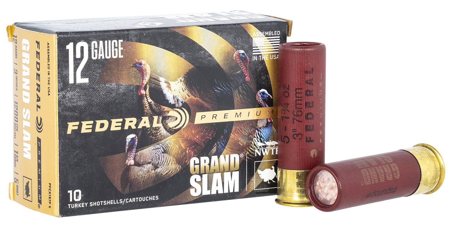 Federal Premium Grand Slam 12 Gauge 3-inch 1.75 oz #5 Shot, 10-Round Box