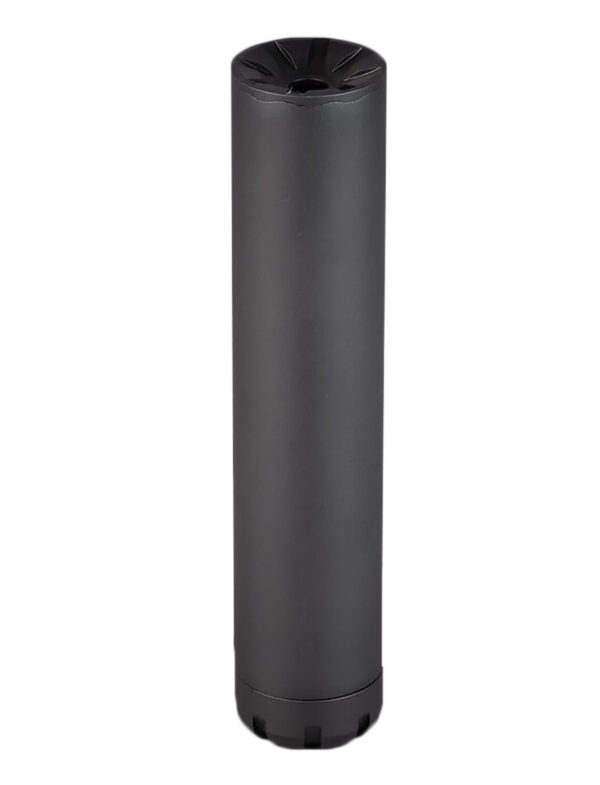 SilencerCo SU75 Sparrow 22 22 Cal Rimfire, Rated Up To 5.7x28mm, 5.08" L Black Stainless Steel, Compatible with Delta Adapters, Includes 1/2-28" tpi Spacer