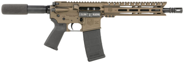 Diamondback DB15 Pistol, 5.56 NATO, 10-Inch, Midnight Bronze, 30-Round
