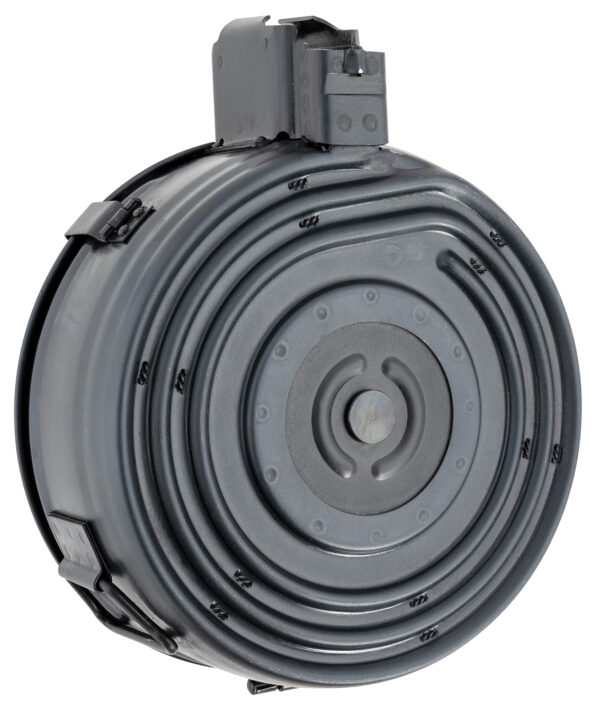 Century Arms MAAK78B AK 75rd 7.62x39mm Drum For AK-Platform Black Polymer