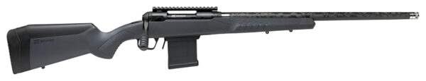 Savage Arms 57938 110 Carbon Tactical Full Size 308 Win 10+1 22" Carbon Fiber Threaded Barrel, Matte Black Picatinny Rail Carbon Steel Receiver, Adj AccuStock Gray Synthetic Stock, Right Hand
