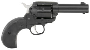 Ruger 2015 Wrangler 22 LR 6 Shot 3.75" Black Cerakote Steel Barrel, Black Cerakote Aluminum Frame, Black Cerakote Cylinder, Black Birdshead Grip, Exposed Hammer