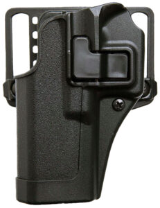 Blackhawk 410570BKR Serpa CQC OWB Size 70 Black Polymer Belt Loop/Paddle Fits Sig P365/P365XL Right Hand