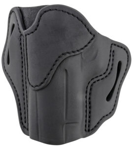 1791 Gunleather ORBH23SBLL BH2.3 Optic Ready OWB Size 2.3 Stealth Black Leather Belt Slide Compatible w/Glock 17/S&W M&P Shield Left Hand