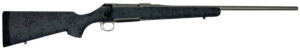 Sauer S1HSGP65P 100 6.5 PRC Caliber with 4+1 Capacity, 24" Barrel, Gray Cerakote Metal Finish & Gray Black Webbed Fixed HS Precision Stock Right Hand (Full Size)
