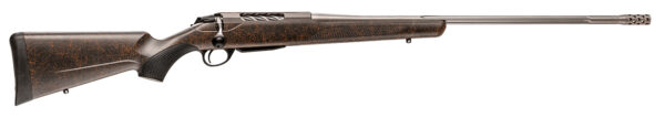 Tikka JRTXRBS370 T3x Lite Full Size 7mm Rem 3+1 24.30" Stainless Fluted Barrel, Drilled & Tapped Stainless Steel Receiver, Orange Webbed Black Roughtech Synthetic Stock