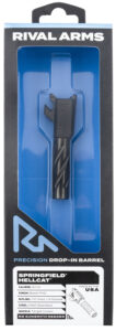 Rival Arms Precision Match-Grade Spiral Fluted Barrel, Black PVD, Springfield Hellcat